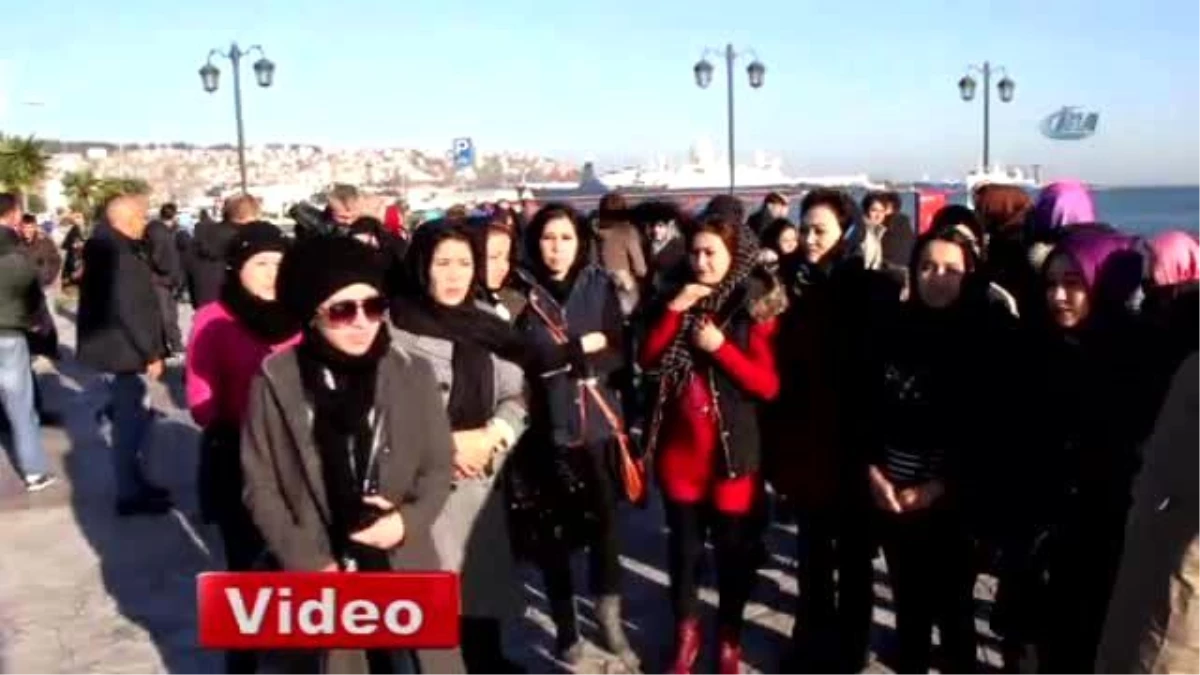 Afgan Bayan Polis Adayları İlk Defa Deniz Gördüler