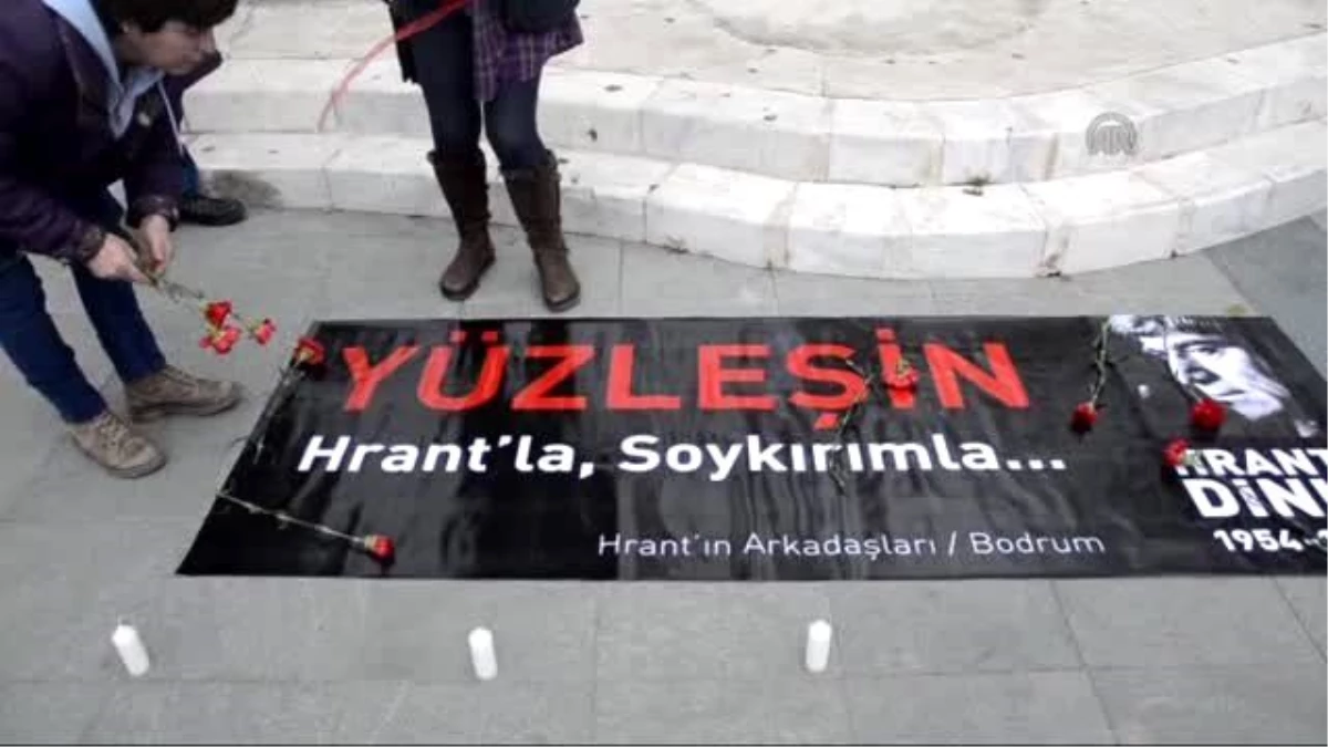 Bodrum\'da Hrant Dink İçin Anma Töreni