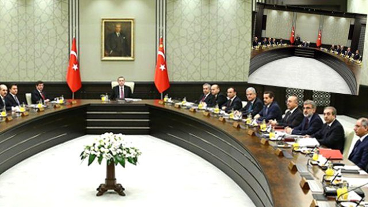 Cumhurbaşkanlığı Sarayında Bakanlar Kurulu Toplantısı