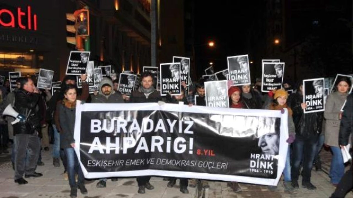 Eskişehir\'de Hrant Dink Yürüyüşü