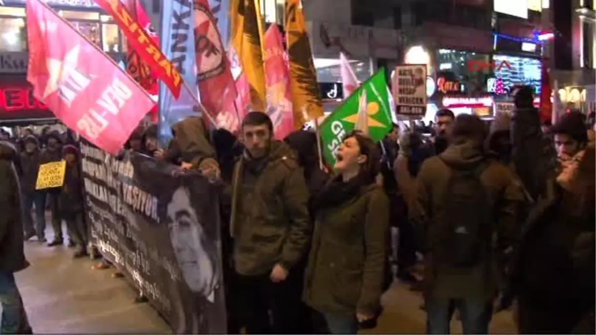 Hrant Dink\'in İçin Adalet Bakanlığı\'na Yürümek İsteyen Gruba Polis Müdahalesi