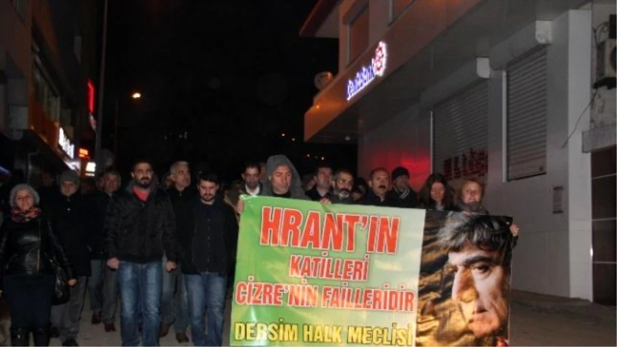Hrant\'ı Andılar, Cizre\'de Yaşananları Protesto Ettiler