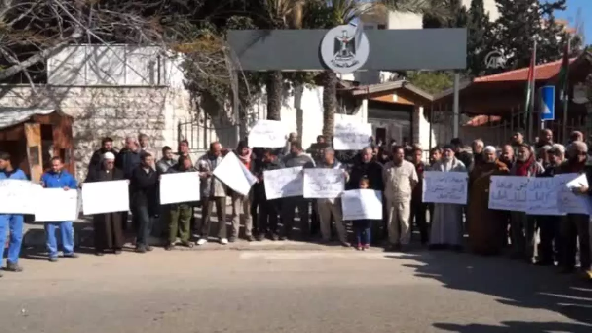 Gazze\'de İşçi Protestosu