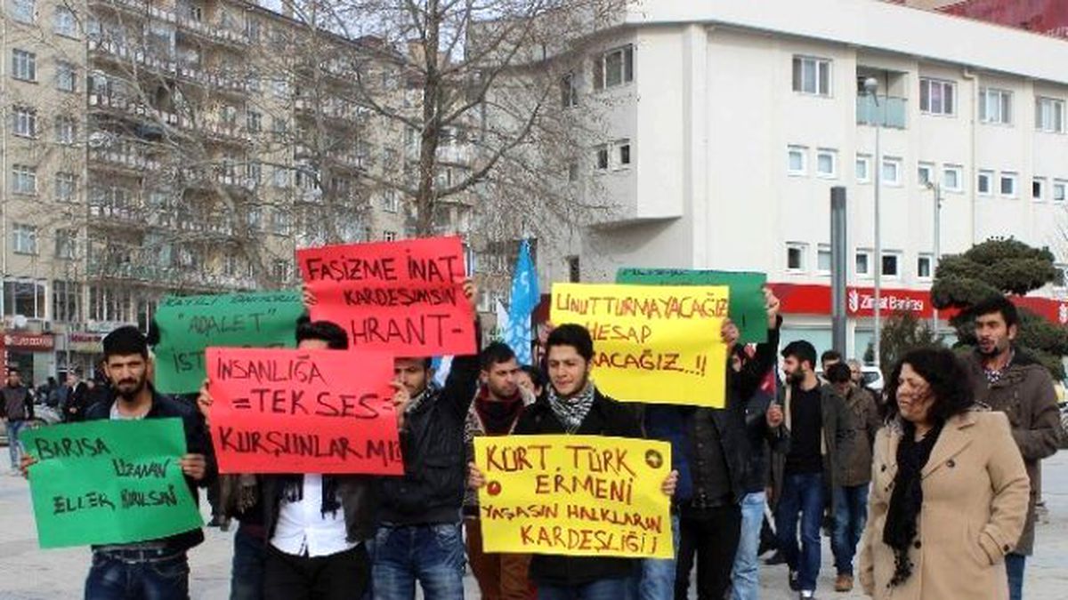 Kırşehir\'de Hrant Dink İçin Destek Açıklaması