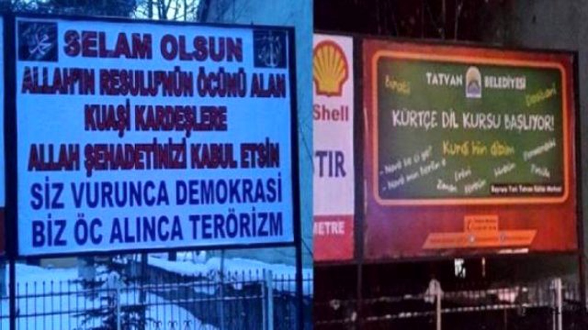 Kuaşi Kardeşlere Destek Afişi Asan Reklamcı Başını Derde Soktu