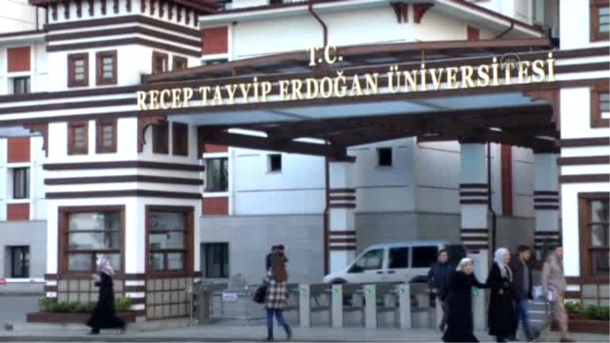 Recep Tayyip Erdoğan Üniversitesinde Yükselme Töreni