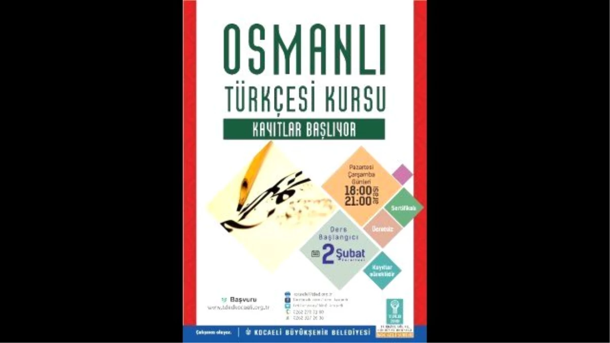 Seka\'da Osmanlı Türkçesi Kursu Başlıyor