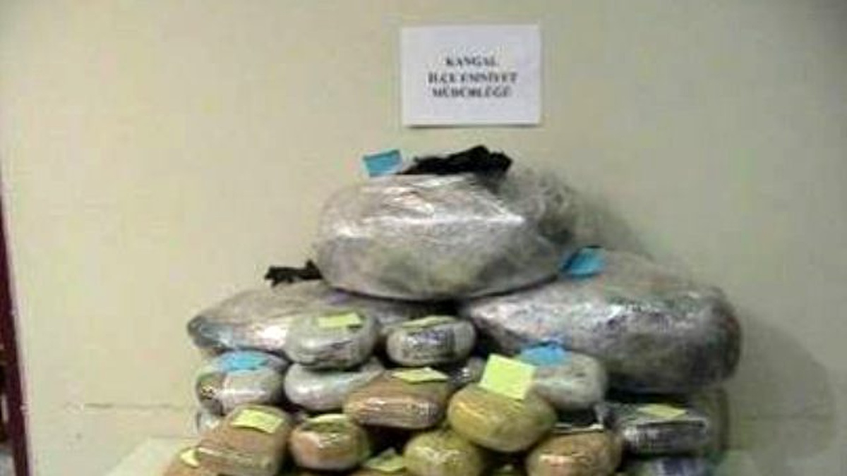 Sivas\'ta 64 Kilogram Esrar Ele Geçirildi