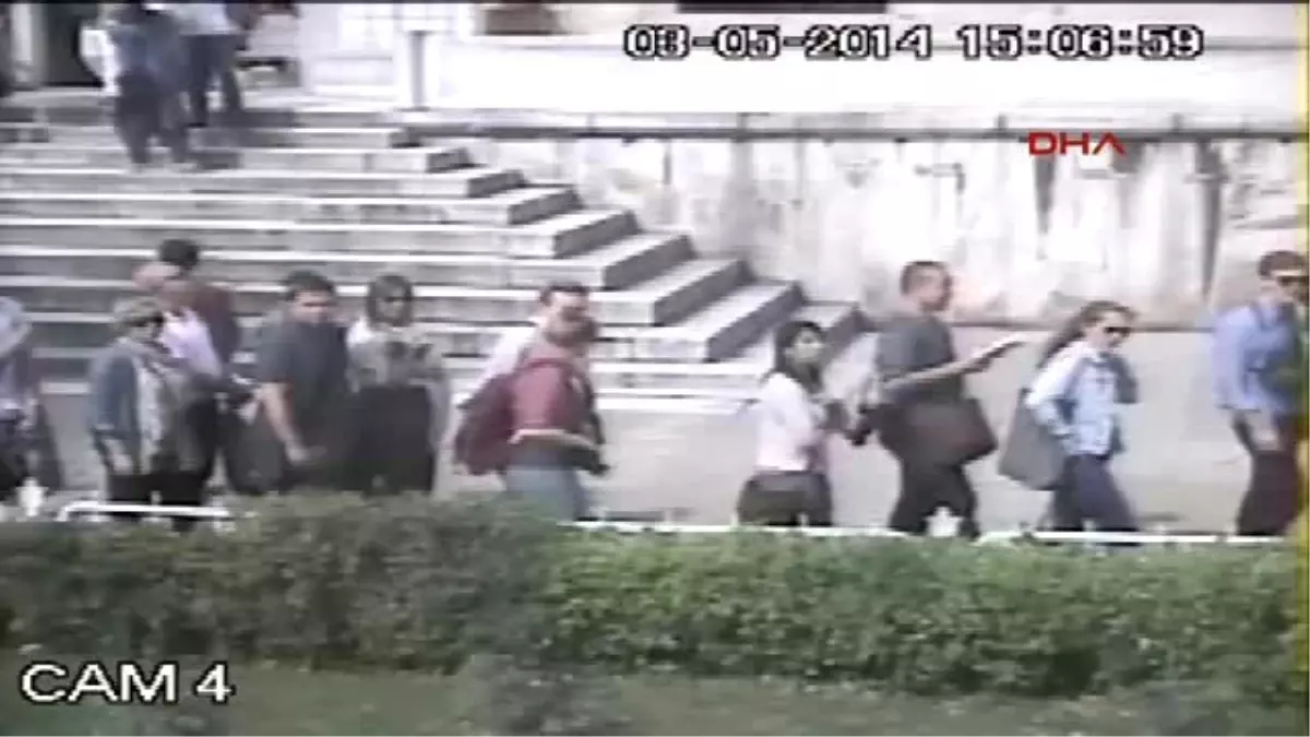 Turistlerin Gözü Önünde Hanutçu Dayağı Kamerada