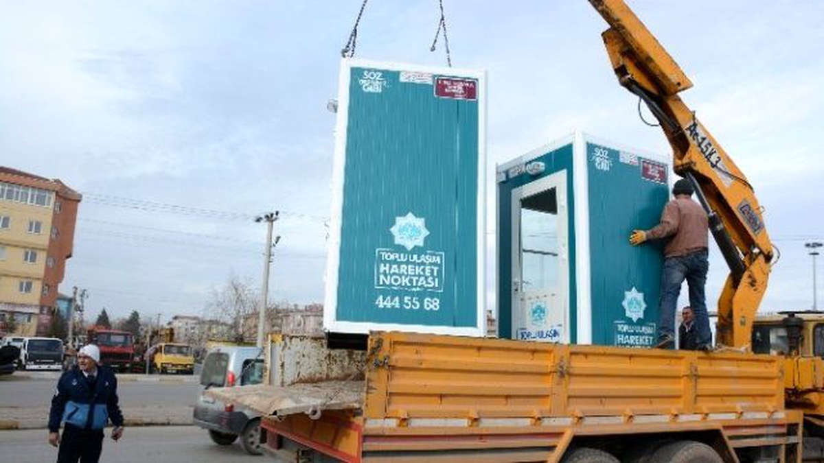 Aksaray Belediyesi\'nden 8 Bölgeye Otobüs Durağı