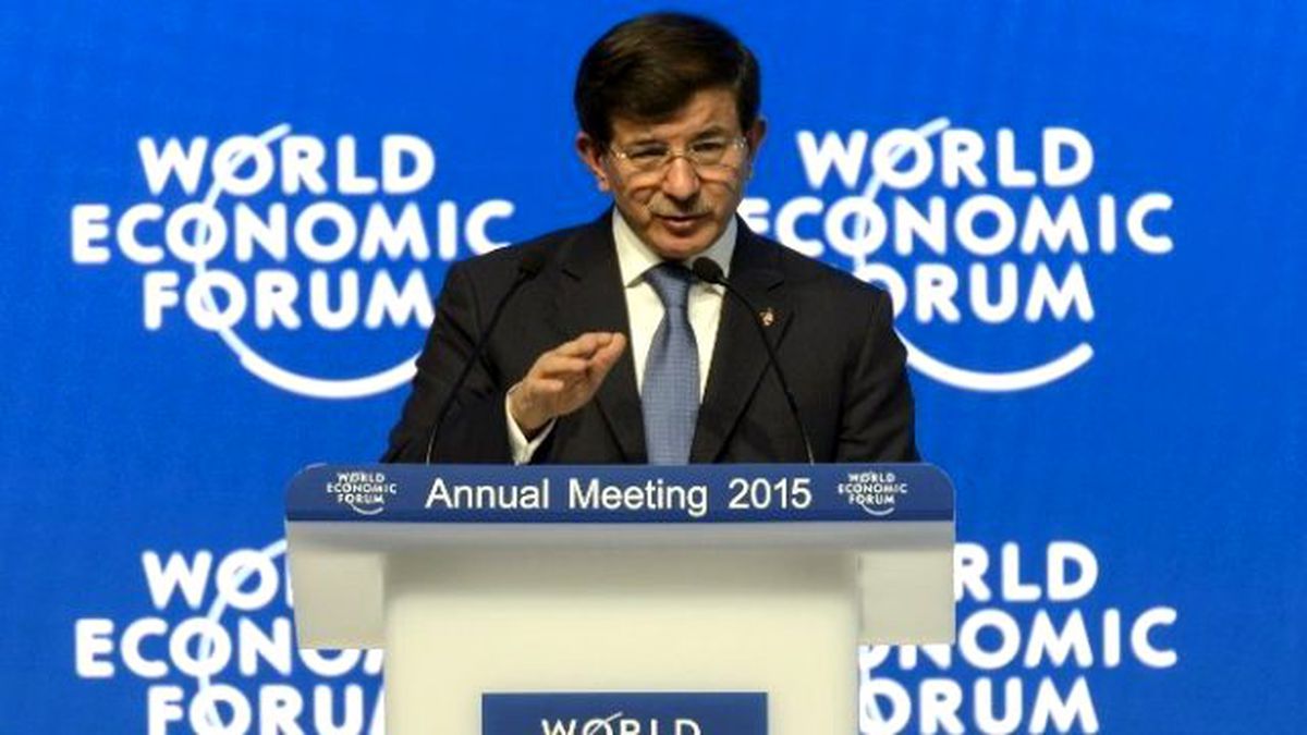 Başbakan Davutoğlu Davos\'ta Konuştu
