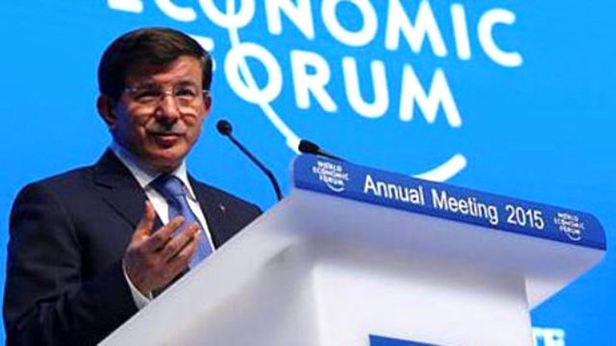 Davutoğlu Davos\'ta Konuştu