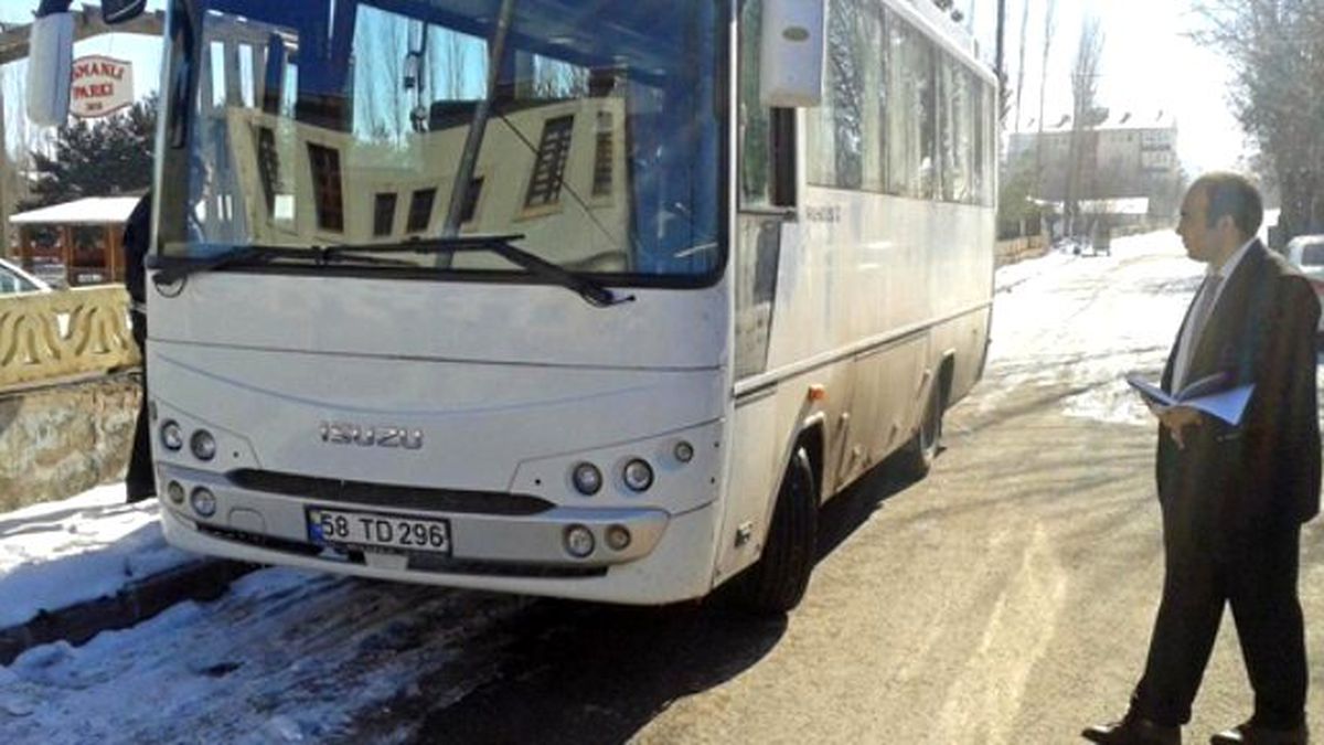 Hafik\'te Okul Servisleri Denetlendi
