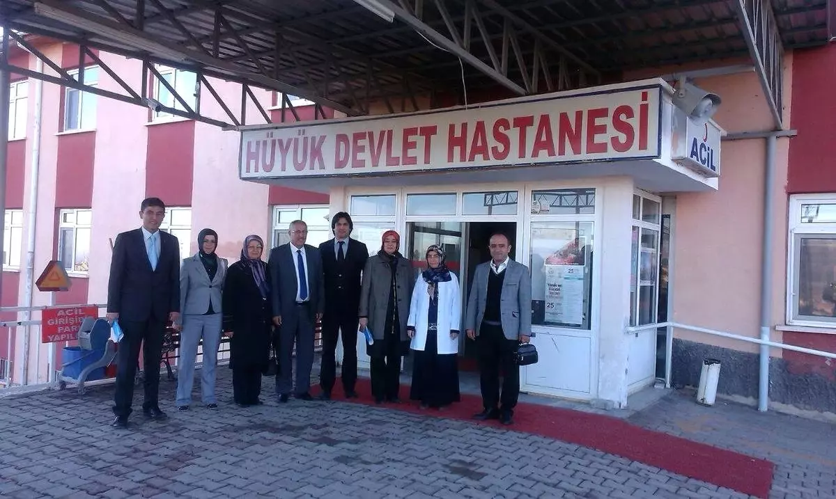 Milletvekili Samancı\'dan, Hüyük Devlet Hastanesine Ziyaret