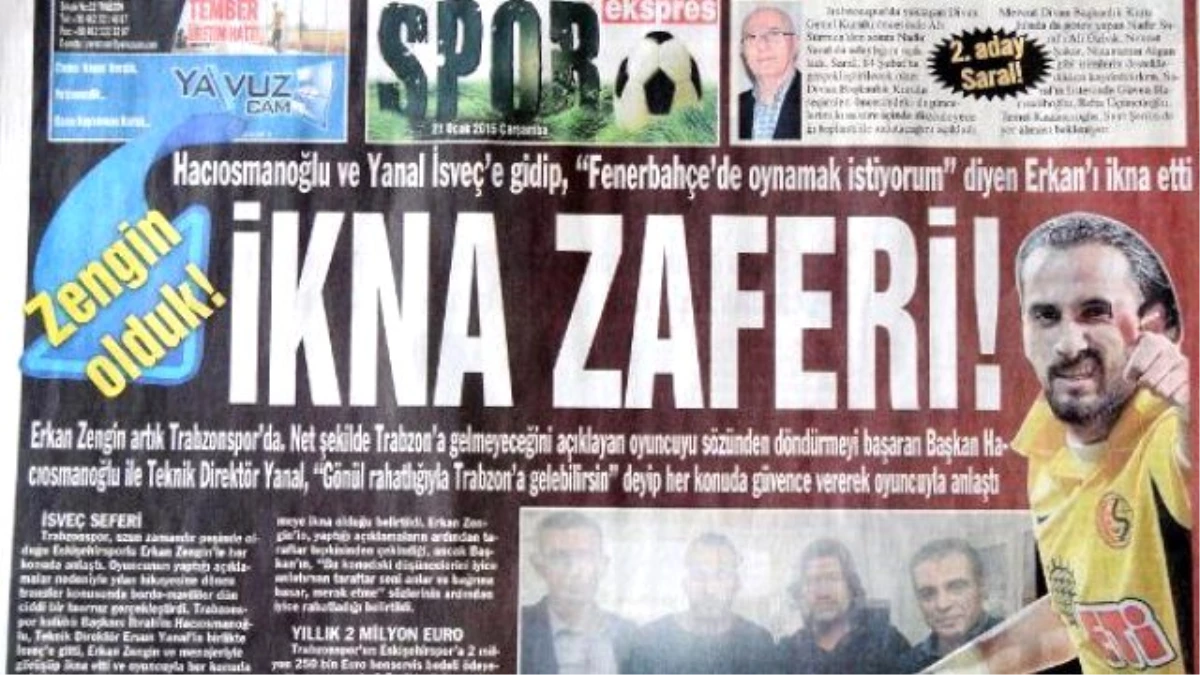 Erkan Zengin, Trabzonspor\'u İkiye Böldü