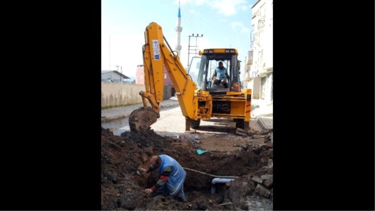 Aski Ortaklar Tanır Sokak\'ta Yağmur Suyu Hattını Yeniledi