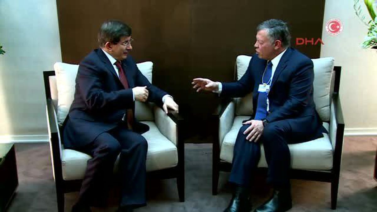 Başbakan Ahmet Davutoğlu, Ürdün Kralı Iı. Abdullah ile Görüştü