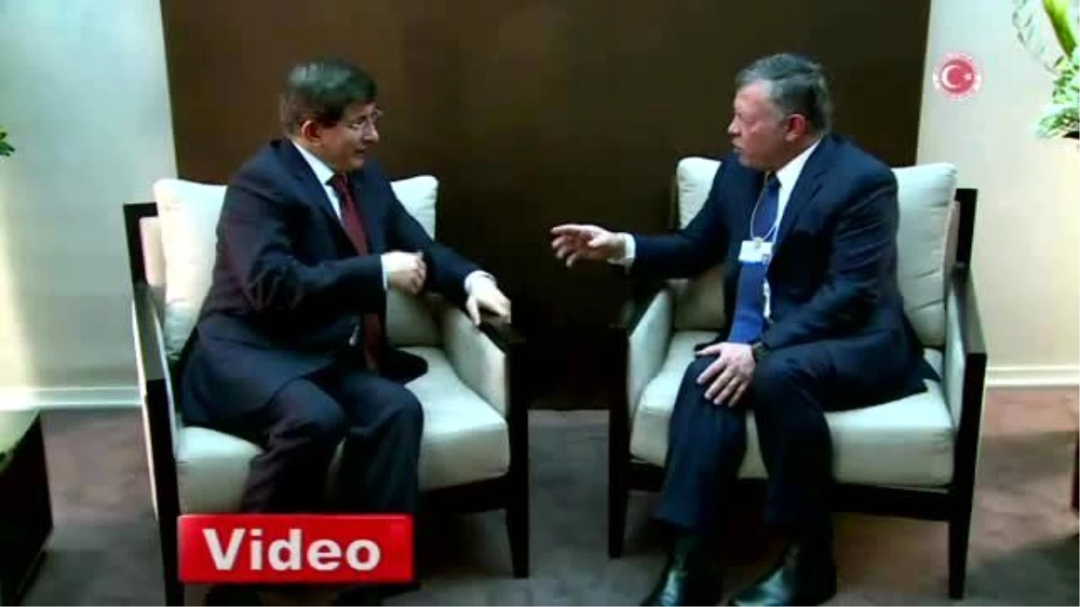 Başbakan Davutoğlu, Ürdün Kralı ile Görüştü
