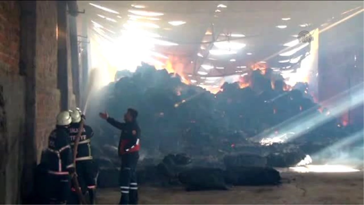 Şanlıurfa\'da Çırçır Fabrikasında Yangın