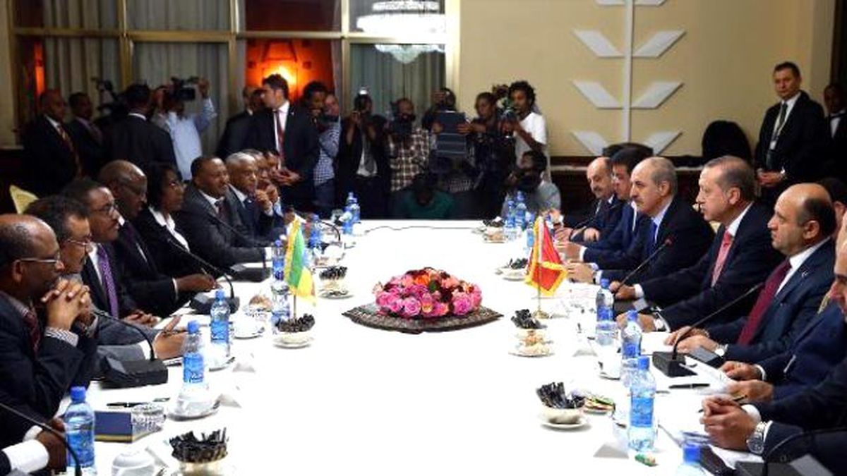 Cumhurbaşkanı Erdoğan, Addis Ababa Milli Sarayında