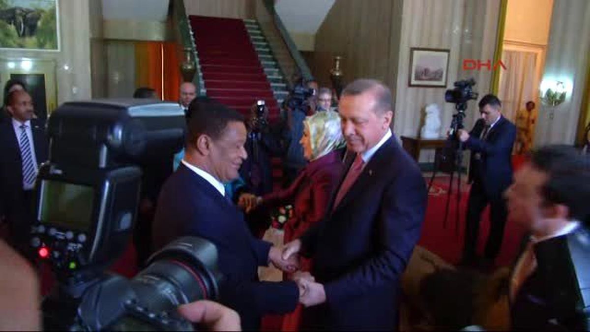 Cumhurbaşkanı Erdoğan Etiyopya\'da Temaslarda Bulundu
