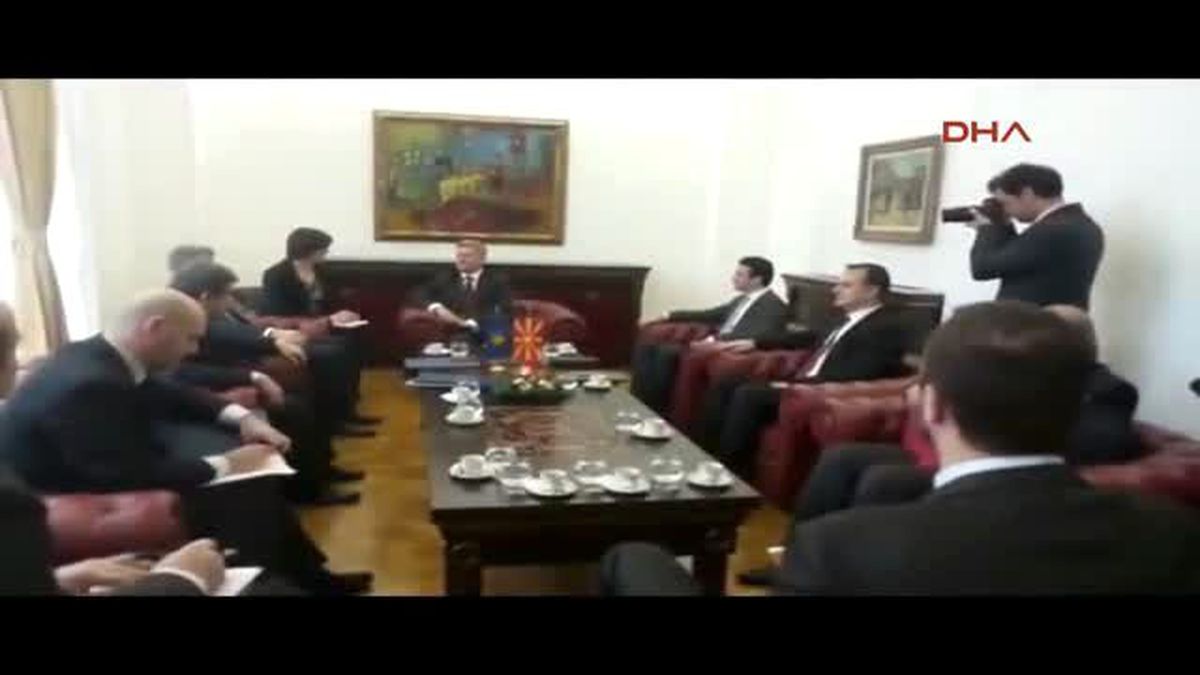 Kosova Dışişleri Bakanı Haşim Taçi, Üsküp\'te Temaslarda Bulundu
