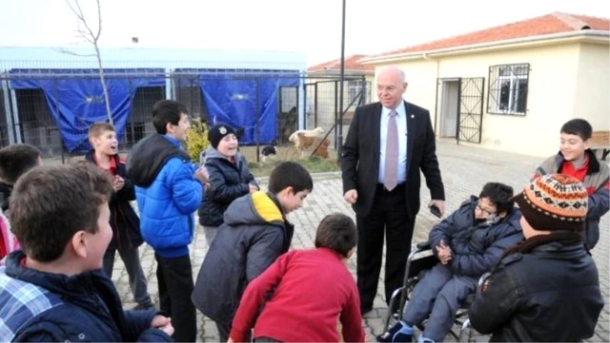 Süleymanpaşa Belediye Başkanı Eşkinat, İlkokul Öğrencileri ile Birlikte Geçici Hayvan Bakımevini...