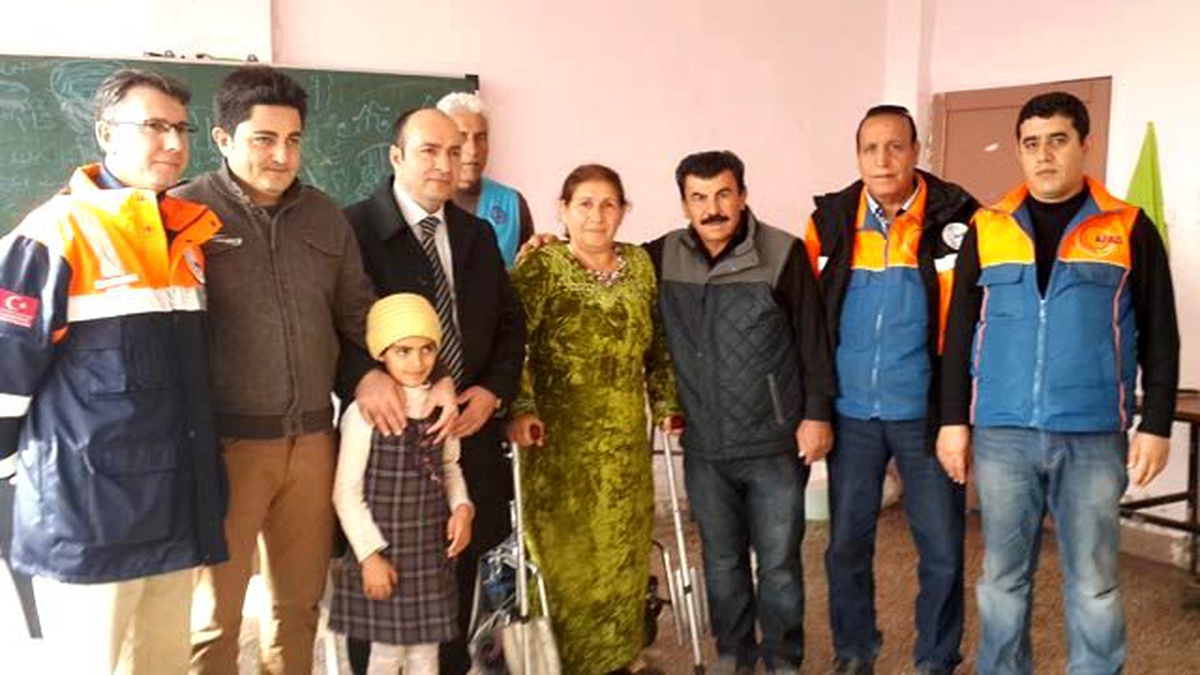 Suriyeli Kadının Yardımına Kaymakam Çiftçi Yetişti