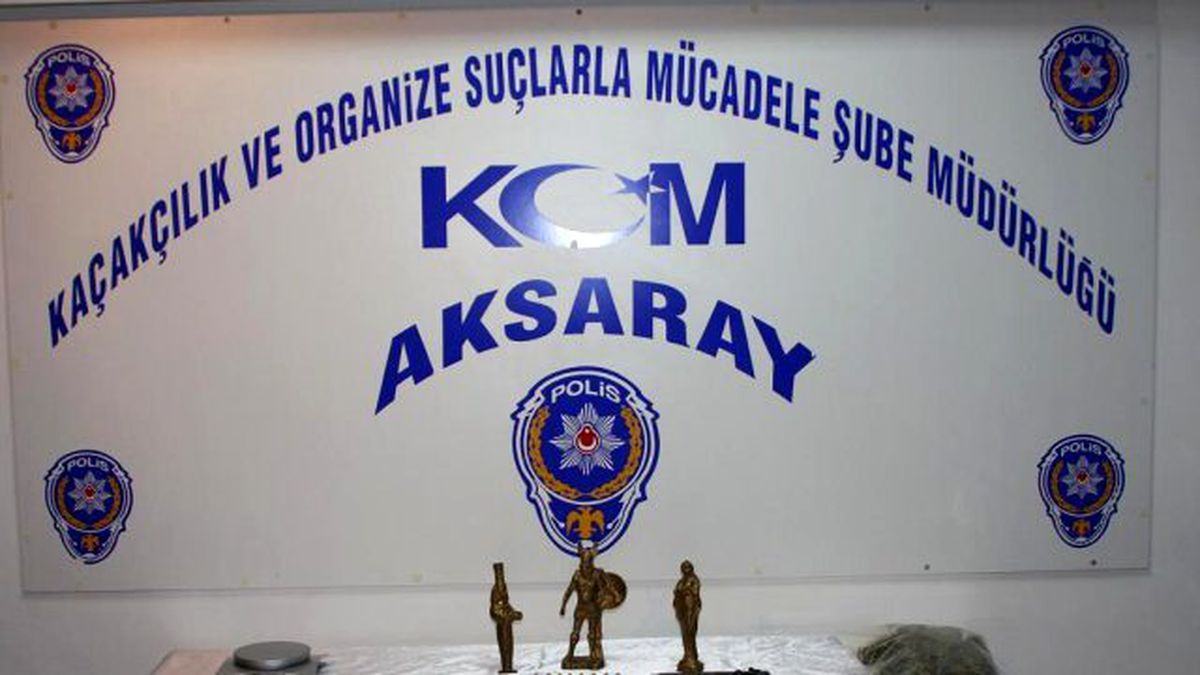 Aksaray\'da Tarihi Eser Operasyonu