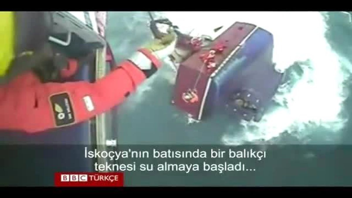 Batmakta Olan Tekneden Son Saniyede Kurtarıldılar