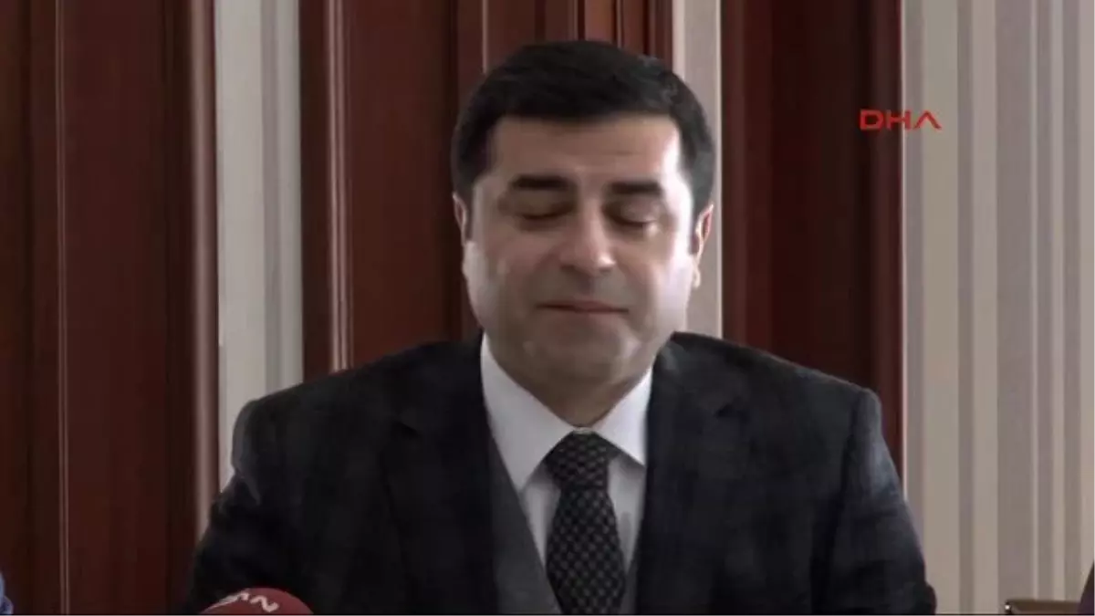 Demirtaş Bir Müddet Sarayında İstirahate Çekilmesinde Fayda Var