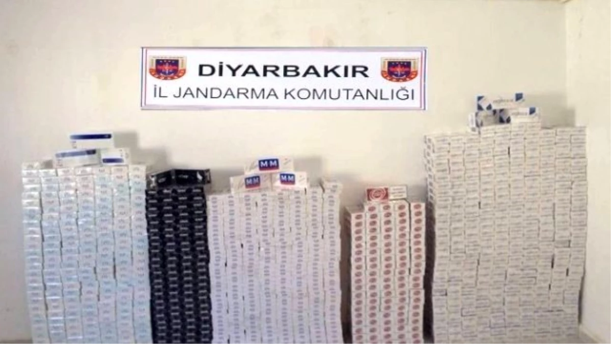 Diyarbakır\'da 25 Bin Paket Kaçak Sigara Ele Geçirildi