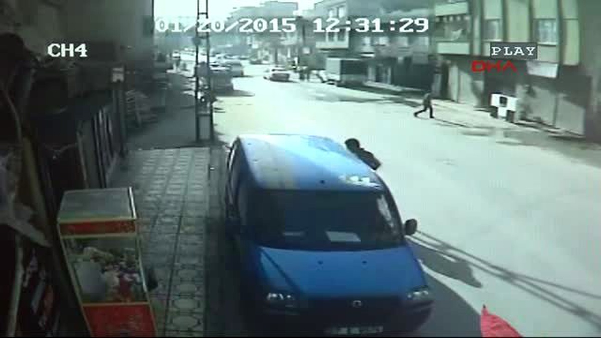 Gaziantep - Kargo Aracındaki Hırsızlık Güvenlik Kamerasında