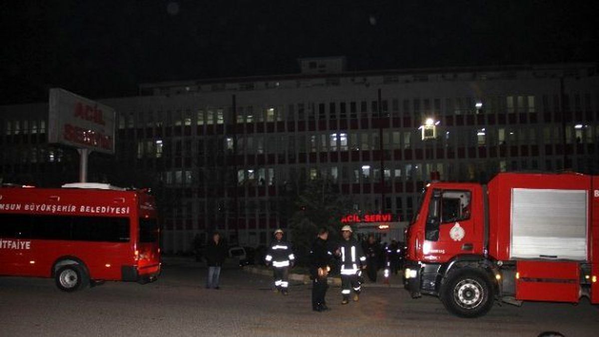 Hastanede Yangın Paniği