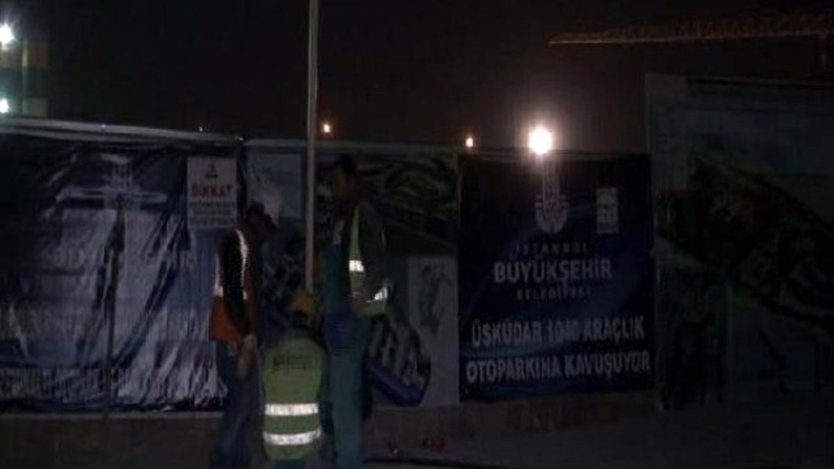Haydarpaşa Numune\'nin Bahçesinde Teknik Ölçümler Yapılıyor