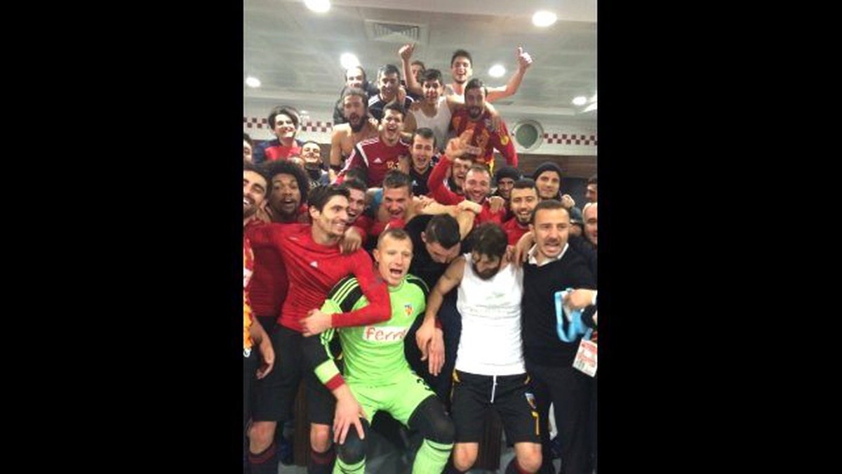 Kayserispor\'dan Galibiyet Pozu