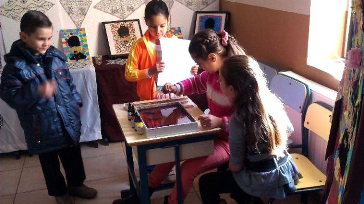 Koçarlı\'da Minik Öğrenciler İlk Sergilerini Açtı