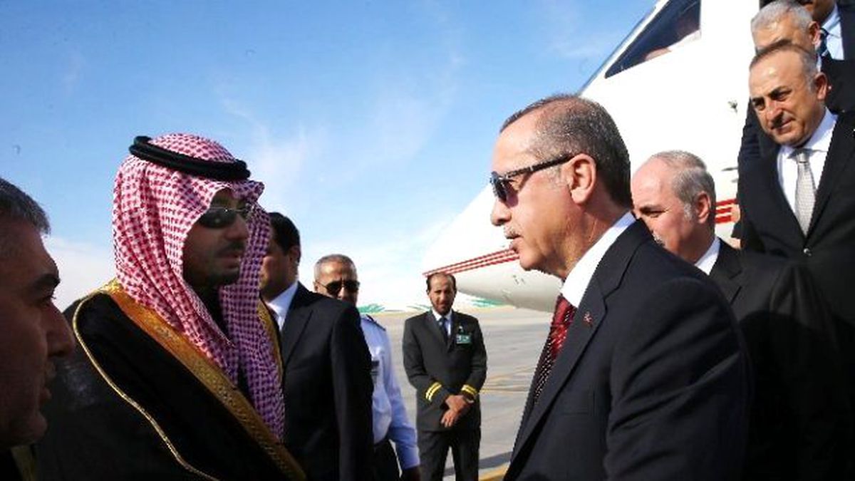 Kral Abdullah\'ın Cenazesine Katılacak Cumhurbaşkanı Erdoğan, Riyad\'a Geldi
