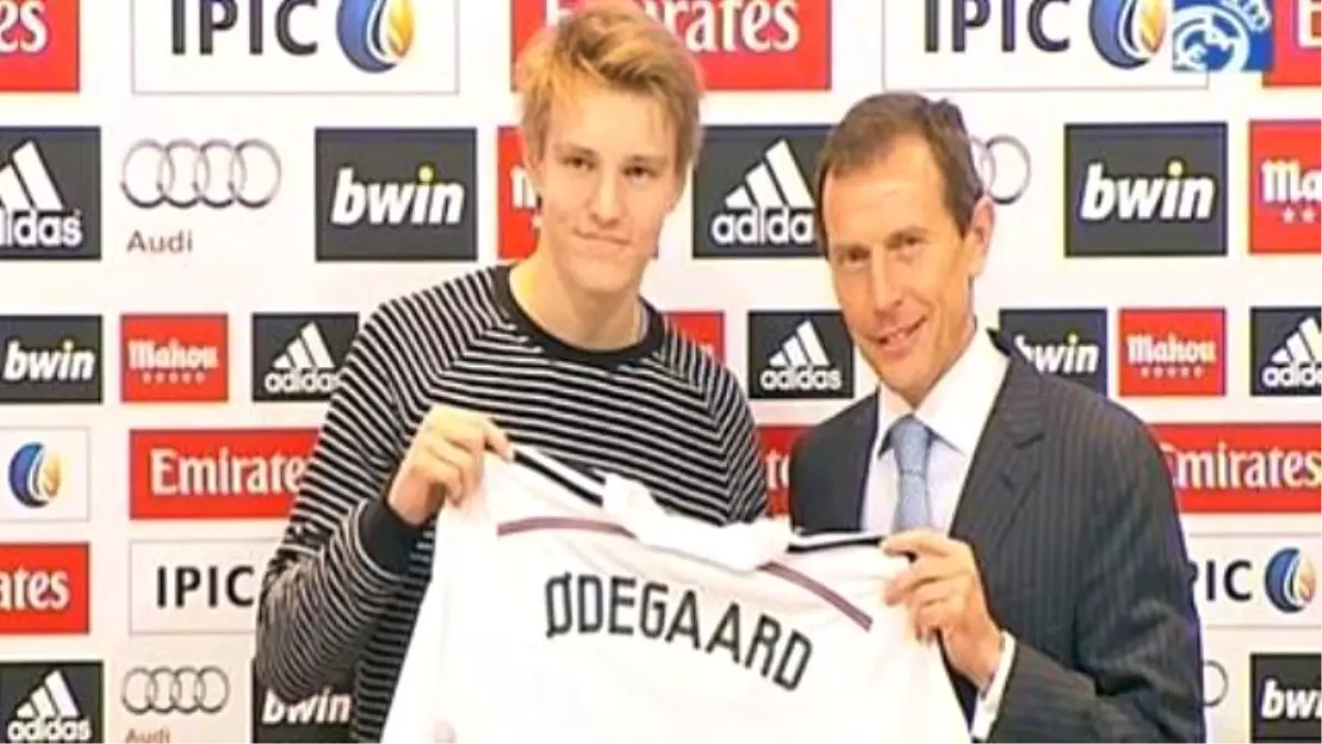 Mega-Talent Odegaard Bei Real Vorgestellt