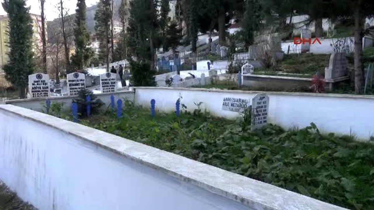 Rize\'de Sp\'liler, Peygambere Hakareti Mezarlıkta Protesto Etti