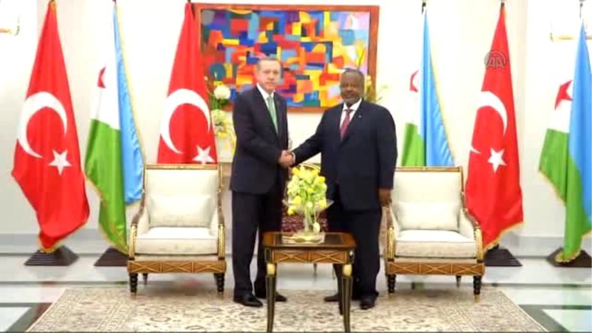 Erdoğan, Cibuti Cumhurbaşkanı Gulleh ile Baş Başa Görüştü ve Bakanlar İşbirliği Protokolü İmzaladı