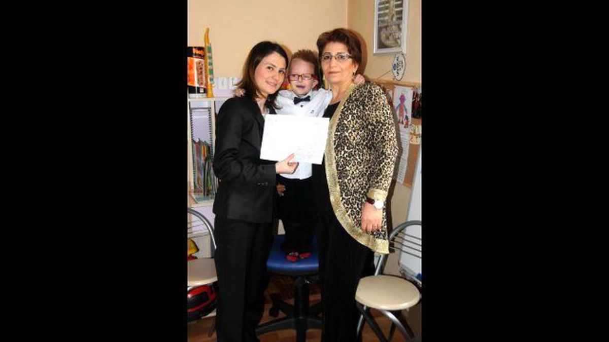 Mucize Çocuk İlk Karnesini Aldı