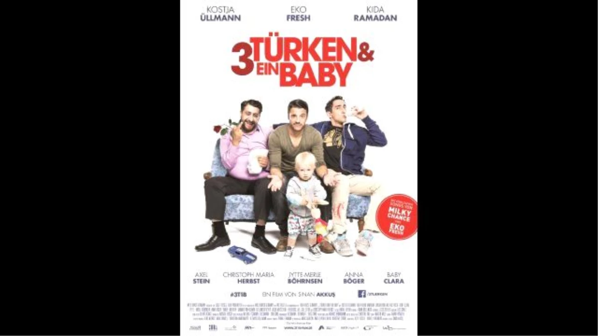Almanya\'da \'3 Türk, Bir Bebek\' Filmi Gösterime Girdi