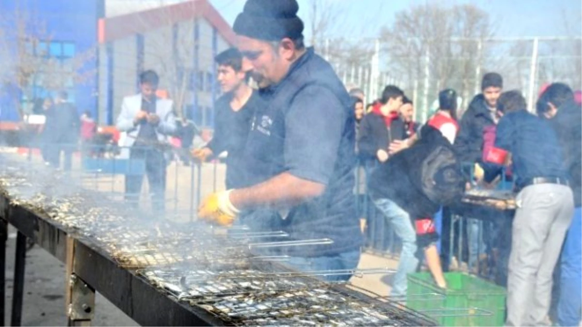 İnegöl\'deki Hamsi Festivalinde 2,5 Ton Hamsi Tüketildi