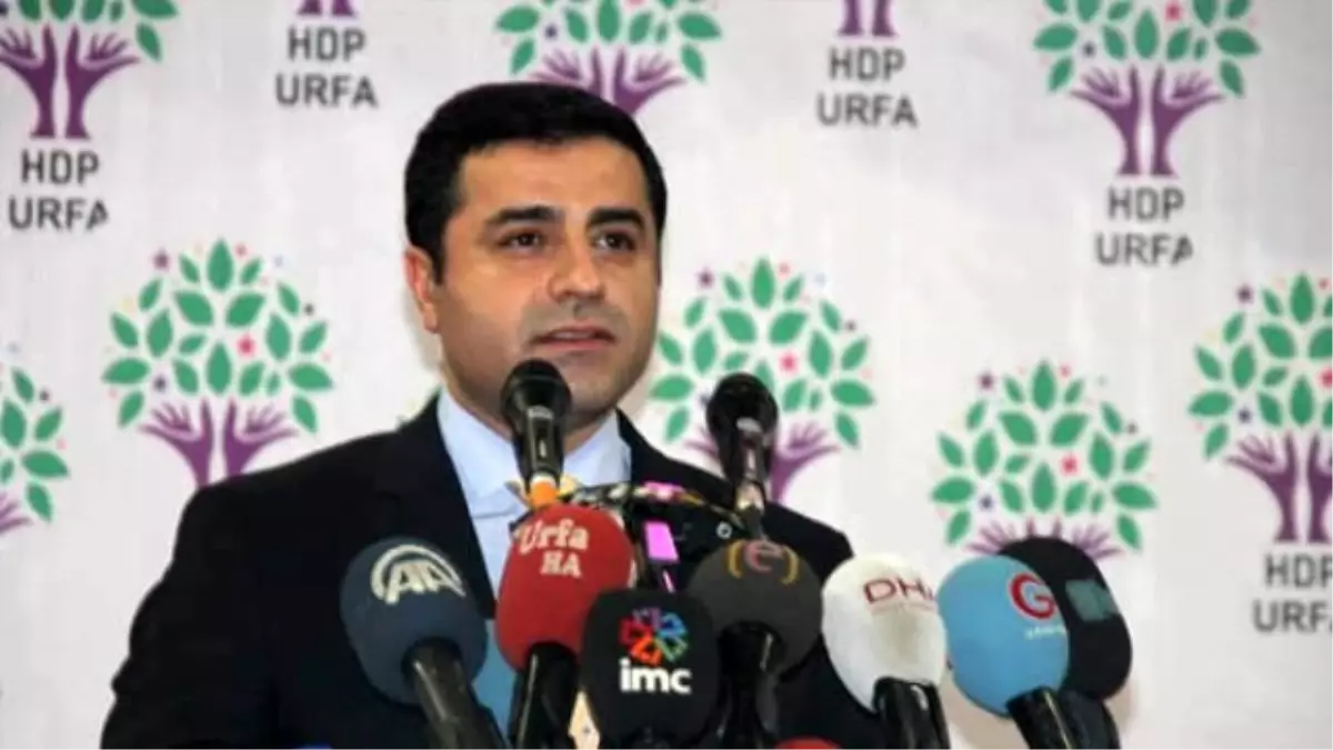 Demirtaş: Kenan Evren\'in Barajı Tarumar Olacak