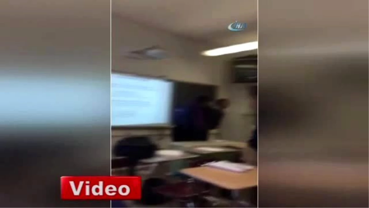Liseli Öğrenci, Öğretmenini Yerden Yere Vurdu
