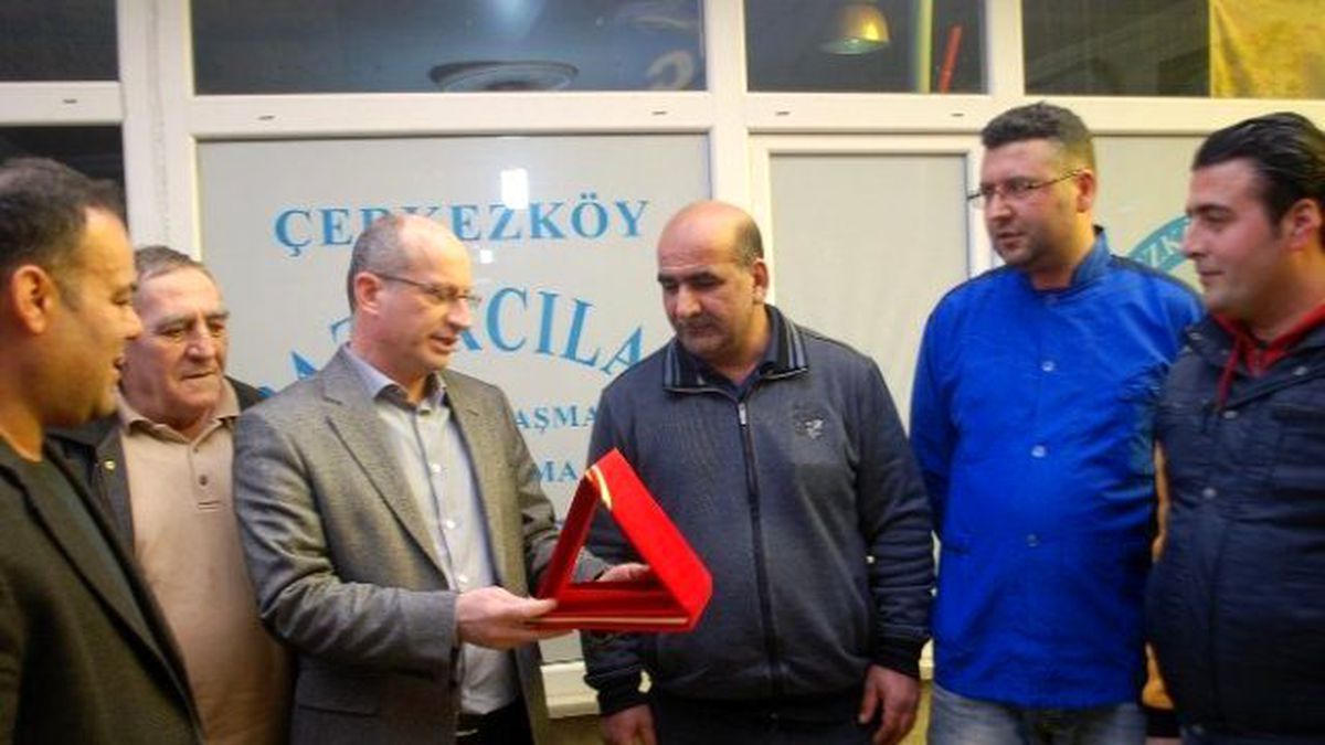 Çerkezköy\'de Örnek Pazarcı Ödüllendirildi