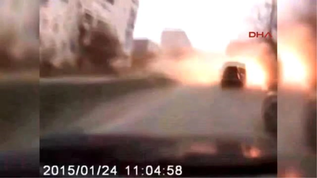 Ukrayna\'da 30 Kişinin Öldüğü Bombalı Saldırı Araç Kamerasında