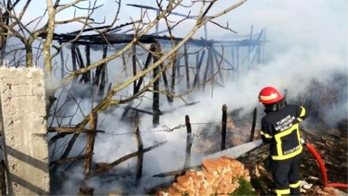 Akçakoca'da Baraka Yangını