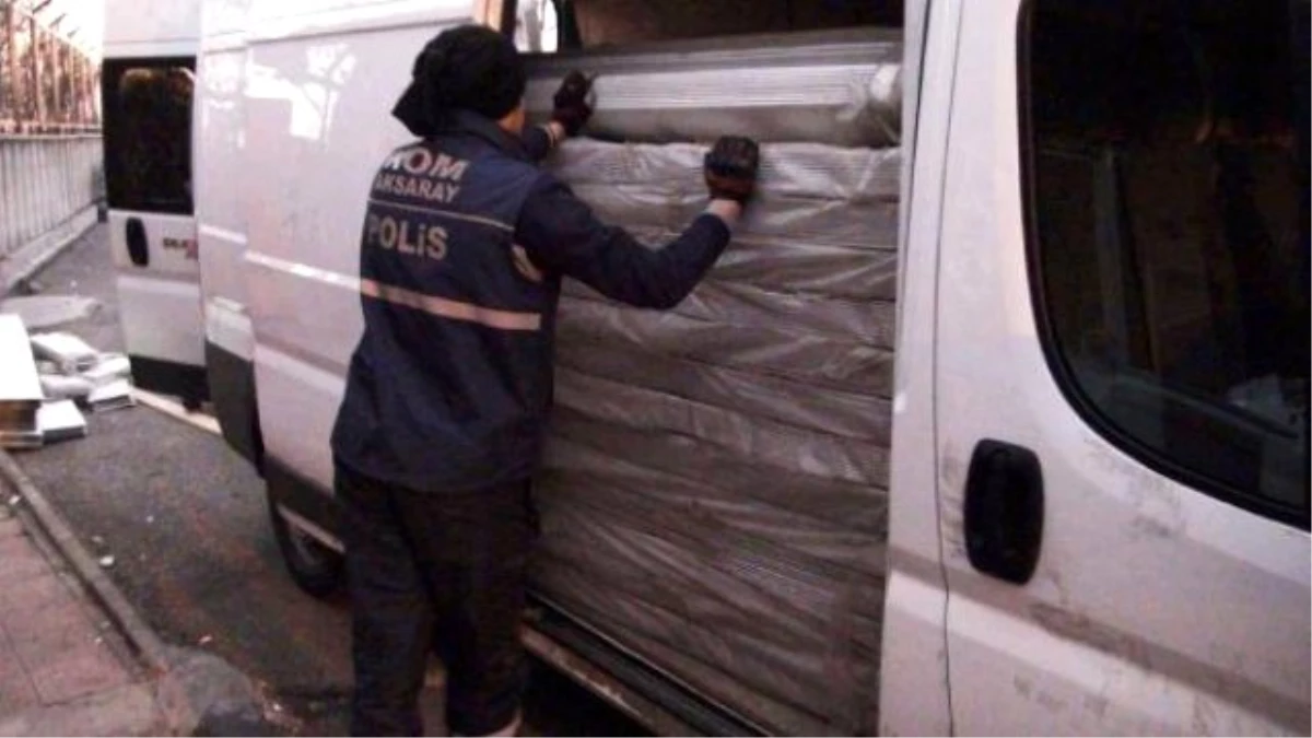 Aksaray\'da 41 Bin Paket Kaçak Sigara Ele Geçirildi